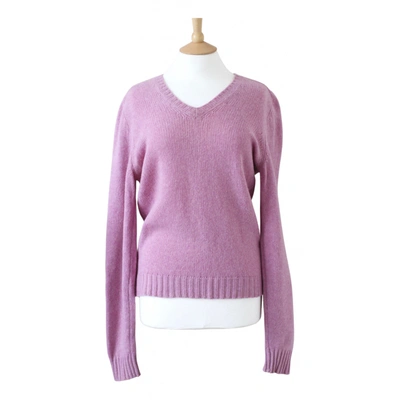 Pre-owned Saint Laurent Wool Jumper In Pink
