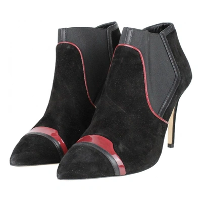 Pre-owned Furla Leather Ankle Boots In Multicolour