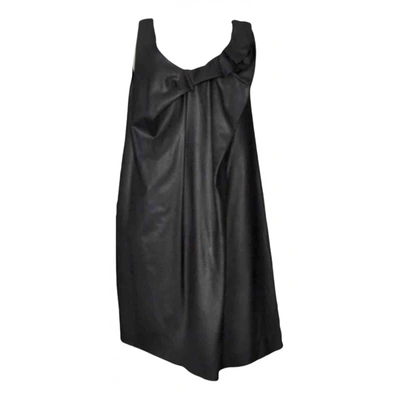Pre-owned Chloé Silk Mid-length Dress In Anthracite