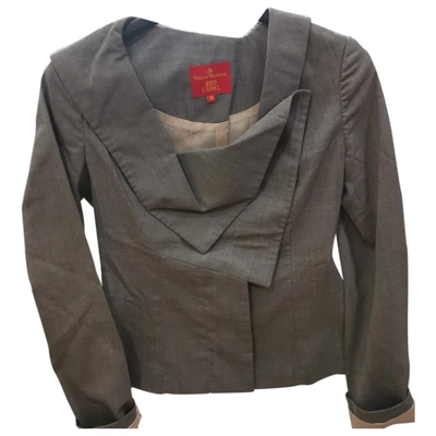 Pre-owned Vivienne Westwood Red Label Suit Jacket In Grey