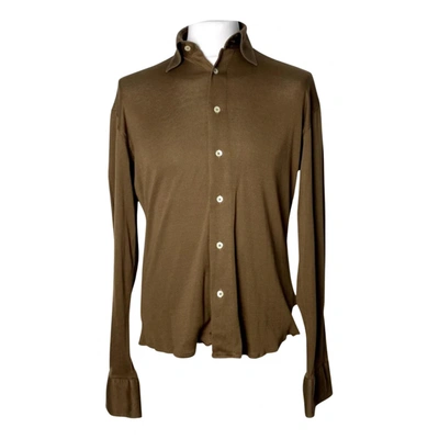 Pre-owned Balenciaga Shirt In Brown
