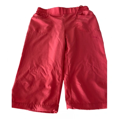Pre-owned Puma Short Pants In Pink