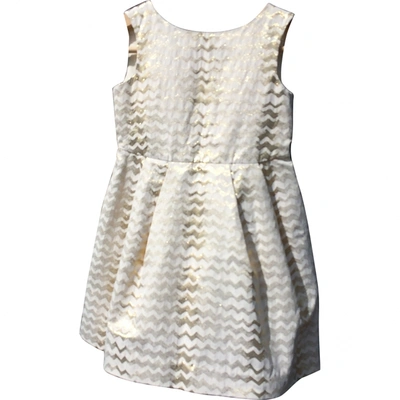 Pre-owned Bonpoint Kids' Dress In Gold