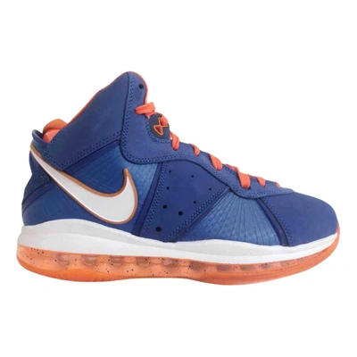 Pre-owned Nike High Trainers In Blue