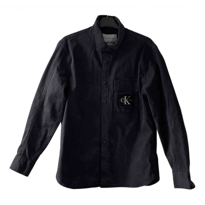 Pre-owned Calvin Klein Shirt In Black