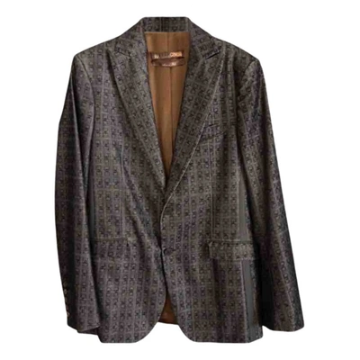 Pre-owned Roberto Cavalli Wool Vest In Brown