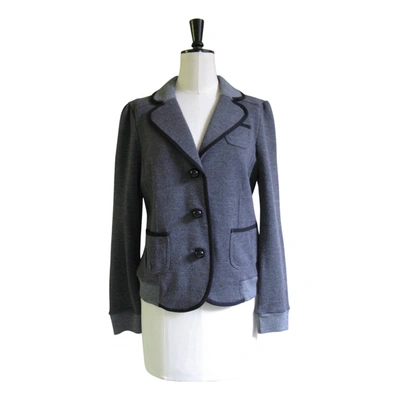 Pre-owned Marc By Marc Jacobs Wool Blazer In Grey