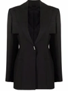 GIVENCHY CUT-OUT DETAIL FITTED BLAZER