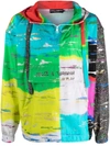 DOLCE & GABBANA ABSTRACT-PRINT LOGO HOODIE