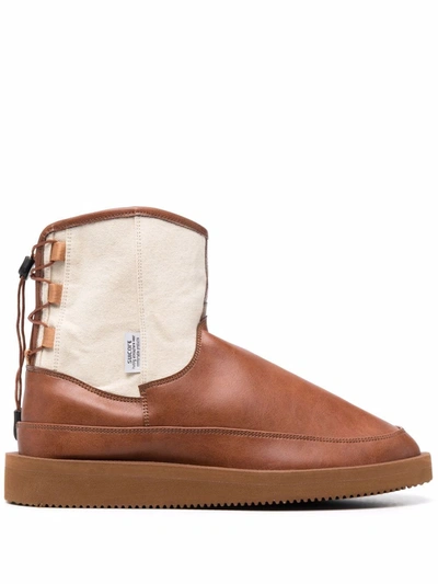 Suicoke Slip-on Ankle Boots In Brown