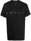 Givenchy Logo Crew Neck T-shirt In Black