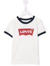 Levi's Teen Logo-print Cotton T-shirt In White