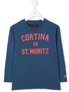 MC2 SAINT BARTH LOGO-PRINT COTTON T-SHIRT