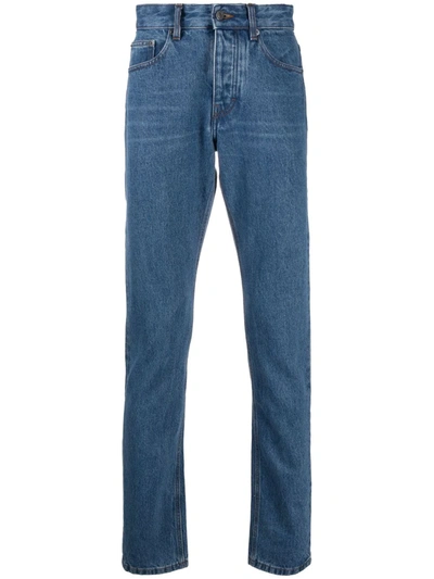 Ami Alexandre Mattiussi Slim-fit Five Pocket Jeans In 480 Used Blue