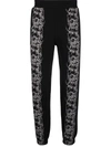 GIVENCHY BARBED WIRE PRINT TRACK TROUSERS