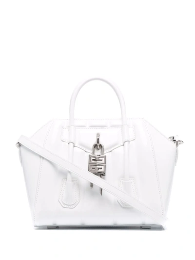 Givenchy Antigona Top-handle Tote In Weiss