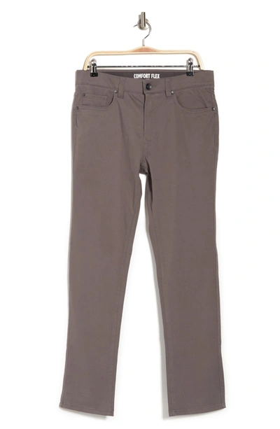 Union Denim Comfort Flex Knit 5-pocket Pants In Grey Goose