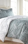 Southshore Fine Linens Winter Brush Duvet Set In Teal