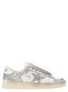 Golden Goose Stardan Glittered Leather Sneakers In Multicolor