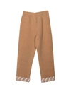 FENDI UNISEX SAND TROUSERS,JUG022AG2O F0QU5