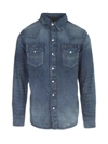 POLO RALPH LAUREN DENIM WESTERN L/S SPORT SHIRT,710.849854.001 001 BOONE