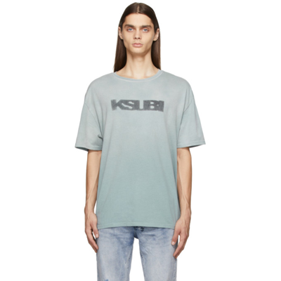 Ksubi Sign Of The Times Biggie Cotton Graphic Tee In Blue