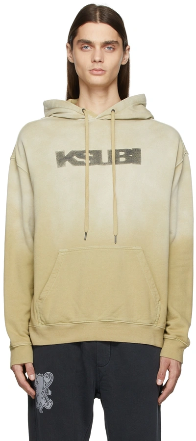 Ksubi Green Sign Of The Times Biggie Hoodie In Nude