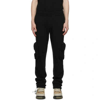 Off-white Black Rubber Arrow Cargo Lounge Pants