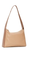 Frame Two Textured Shoulder Bag In Tan