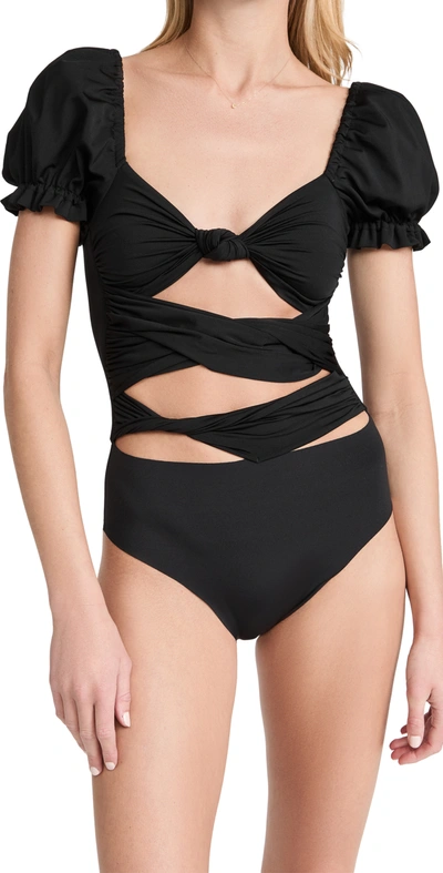 Agua Bendita Oria Dust One Piece In Black