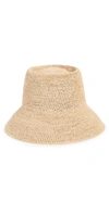 Janessa Leone Felix Large Brim Straw Hat In Natural