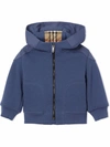 BURBERRY MONOGRAM QUILTED PANEL HOODIE