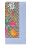 GUCCI GUCCI GG FLORA PRINT SCARF