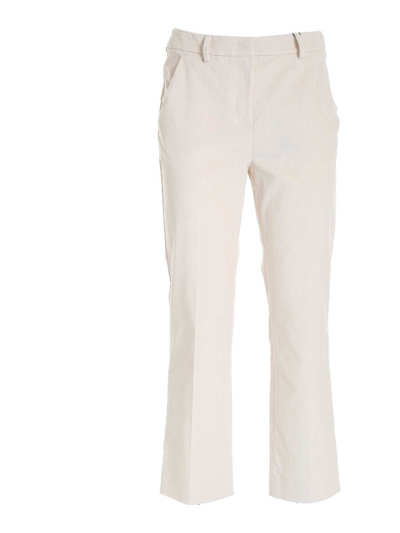 Weekend Max Mara Apice Tailored Trousers In White