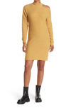 Stitchdrop Above Keyboard Knit Sweater Dress In Poupon