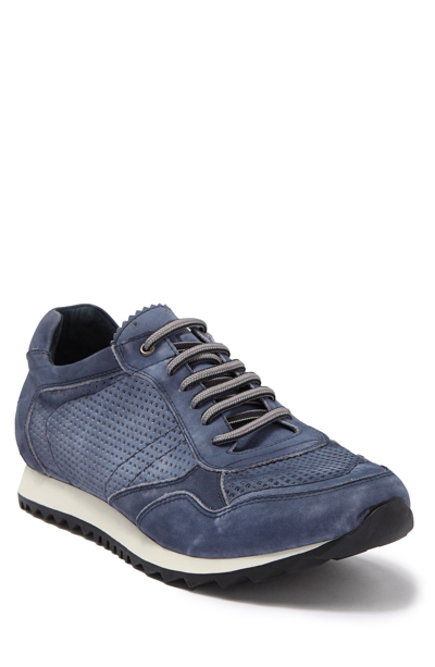 French Connection Gunnar Lug Sole Sneaker In Navy