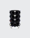 Baccarat Louxor Black Crystal Vase