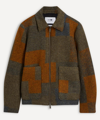 Nn07 Gael 8267 Patchwork Jacket In Brown Check