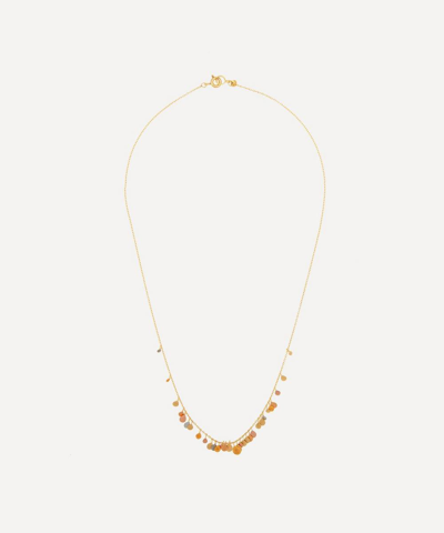 Sia Taylor 18ct-24ct Rainbow Gold Birdsong Necklace
