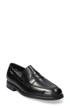 Mephisto Kurtis Leather Penny Loafers In Black
