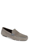 To Boot New York Driving Shoe In Grey Suede