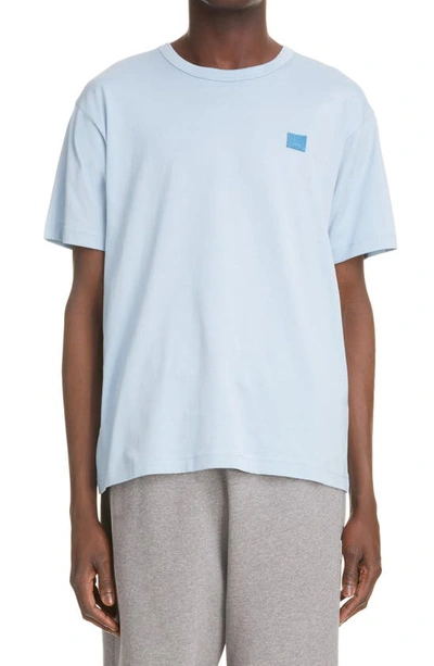 Acne Studios T-shirt In Powder Blue