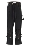 KIKO KOSTADINOV FREDERICK LACE-UP LEG TROUSERS,KKAW21T04 -13