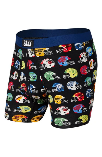 Saxx Ultra Helmet Print Boxer Brief In Multi The Huddle Is Real