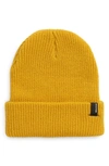 Brixton Heist Beanie In Mustard