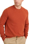 Alex Mill Merino Wool Crewneck Sweater In Heather Orange
