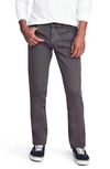 Faherty Comfort Twill Five-pocket 2.0 Slim Fit Organic Cotton Pants In Rugged Grey