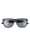 Smith Lowdown 2 Core 55mm Sunglasses In Matte Black / Polar Gray Green