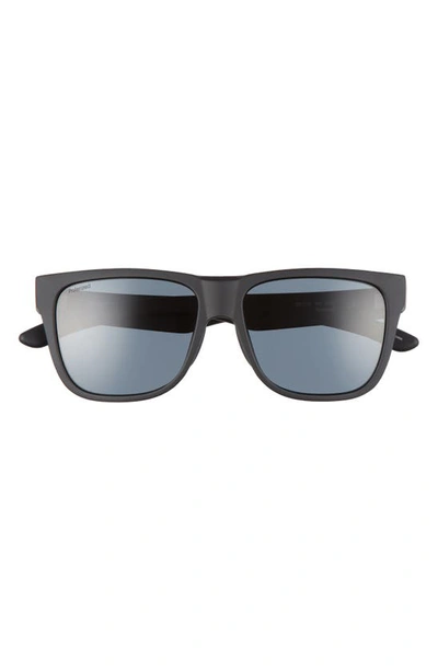 Smith Lowdown 2 Core 55mm Sunglasses In Matte Black / Polar Gray Green