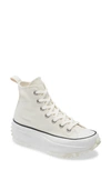 Converse Chuck Taylor® All Star® Run Star Hike High Top Platform Sneaker In Egret/ White/ Multi